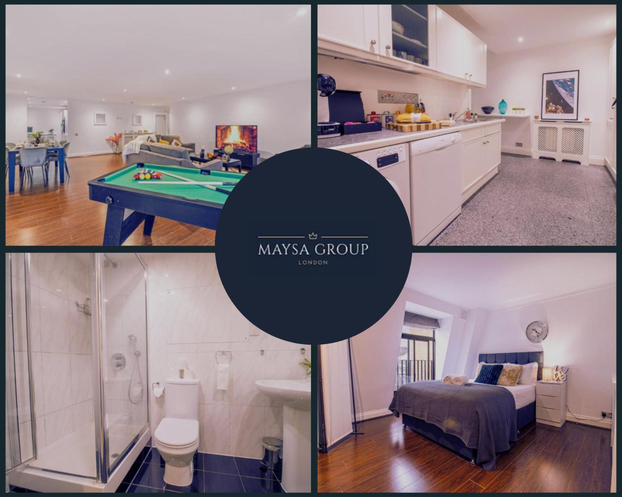 Spacious 2 Bedroom Flat With Pool Table Opposite Green Park 7 Apartment London